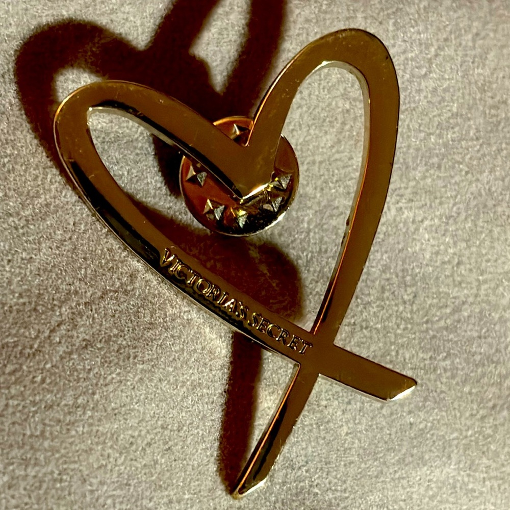 Victoria’s Secret vintage employee pin heart shape